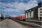 Two DB VT 611 to Ulm are leaving Friedrichshafen.
16.07.2016