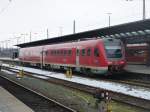 Here a lokal train to Lichtenfels on March 22th in Hof.
