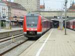 612 583 is standing in Munich main station on May 23rd 2013.