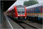 The DB 612 584 to Augsburg in Landau hbf.