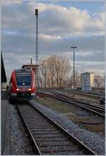 The DB 612 161 in Lindau.