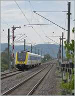 The DB 612 508 on the way to Basel Bad Bf by Neunkirch.