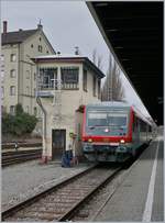 A DB 628/928 in Lindau Main Station.