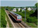 628 488 is running through Moutfort on its way from Trier to Luxembourg Ciry on April 24th, 2011.