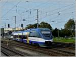 The OLA N 0004 is entering into the main station of Stralsund on September 20th, 2011.