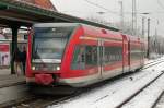 946 030-3 ( 95 80 0946 030-3 D-DB ) awaiting it's departure towards Berlin-Lichtenberg as RB12. Oranienburg, 2015-01-31