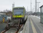 Here a lokal train to Selb Stadt ( VT 650.716 ) on March 22th 2013.