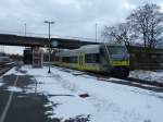 Here a lokal train ( VT 650 ) in Oberkotzau on February 3rd 2013.