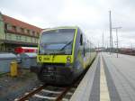 Here a lokal trein (Agilis) to Selb Stadt in Hof main station on April 28th 2013.