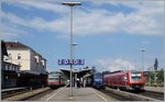 DB VT 611, BOB VT 650 and DB VT 628 in Friedrichshafen.
16.07.2016