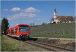 The DB 650 115 and an other one on the way to Radolfszell by Birnau.

20.03.2019