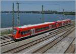 DB 650 comming from Friedrichshafen are arriving at the Lindau Insel Station.