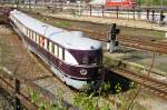 SVT 137 856 -an enlarged Fliegender Hamburger- enters Dresden Hbf on a very sunny 11 April 2014.