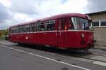 Berliner Eisenbahnfreunde 795 396 stands at the Bw Seddin during an Open Day on 17 September 2022.