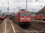 101 with EC to Kiel in Koblenz Mainstation on 15th March 2009.