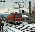 The 101 142-8 with the IC 2370  IC Schwarzwald  (Black Forest) on 08.12.2012 in Kontanz towards Hamburg-Altona.