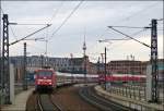 101 049-5 is arriving in Berlin main station on December 25th, 2012.