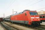 DB 101 054 at Wien Westbahnhof on 22 May 2004. 