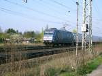 This Class 101 ( 101 102 ) is advertising for equality under the people of the world. On this picture it´s pulling an IC-train through the fields of Brunswick.