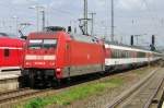 SBB EC to Chur calls at Koblenz Hbf on 2 June, headed by 101 090.
