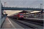 The DB 101 083-4 with a  Nürnberg-München-Express  in Ingolstadt.