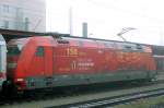 101 047-9 for the fire brigade festival at Ulm in 2003:  150 years fire brigade . The locomotive is at Ulm, at December 8th, 2008. 