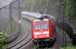 101 091-7 with IC at Geislinger Steige at September 25th, 2010.