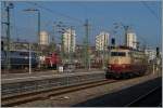 The DB 103 113-7 in Stuttgart. 
28.11.2014