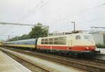 On 24 October 1998 DB 103 245 departs from Venlo with a fast train to Köln Hbf.