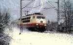 103 135-8 near Geislingen West, Nov. 23th, 1980.