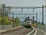 The DB 103 184-8 with the TEE Rheingold by St Saphorin. 
26. April 2011