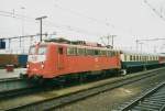 Scanned picture of 110 278 at Venlo on 13 April 1999.
