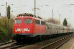 DB 110 302 calls at Sechtem on 13 April 2000 on this scanned picture.