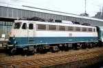 On 18 April 1998 DB 110 424 calls at Essen Hbf.