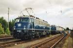 On 10 September 1999 DB 110 348 took part in an exhibition at Aachen West.