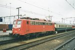 DB 110 278 stands in Venlo on 18 December 2003. 