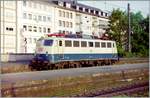 The DB 110 417-3 in Koblenz Hbf.