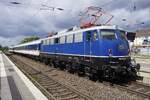 WFL operates many replacement trains in Germany with loco hauled stock when the newly ordered EMUs/BEMUs/DEMUs are -again-  malfunctioning. The 1960s seem to have returned at Krefeld-Oppum on 20 August 2026 with TRI 110 448 calling there with the famous RB37 to Krefeld Hbf. Mo-Fr this service always exists of N-Wagen (dating from the 1960s), but traction is mostly ex-DB Classes 145 or 111 so to find 110 448 on this service is a rare joy indeed.