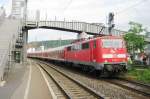 111 127 pushes an RB out of Bingen on 1 June 2012.