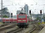 111 130-1 is standing in Nuremberg main station, June 23th 2013.