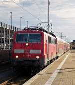 . The RE 9 (Rhein-Sieg-Express) Siegen Hbf - Aachen Hbf photographed in Troisdorf on November 3rd, 2014.