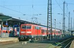 DB 111 050 calls at Offenburg on 20 September 2010.