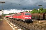 DB 111 062 stands on 28 Juni 2013 in Weil-am-Rhein. 