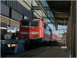 The DB E 111 029 with a RE in Stuttgart.
05.10.2017