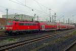 DB 111 118 quits on 28 December 2019 Düsseldorf Hbf.