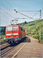 The DB 111 050-1 in Istein. 

23.08.2002