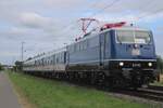 But for the new number system and colours from 1968, 111 112 might have looked like this upon introduction: Train Rental has a nice fleet of ex-DB electrics Class 111 and gave them a variety of