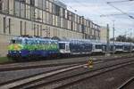 TRI 111 074 hauls a replacement train into Hannover Hbf on 18 September 2026. As is the case in more German L�nder, Lower Saxony (Niedersachsen) sees her partof failing modern MUs, necessitating the deployment of older stock with lco haulage by TRI and WFL -much to the joy of German and foreign railway fans.