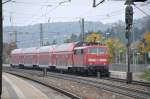 111 029-5 at Amstetten, Oct. 7th, 2010.