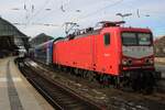 WFL 112/14 006 hauls an RE to Osnabr�ck out of Bremen Hbf on 20 February 2026.